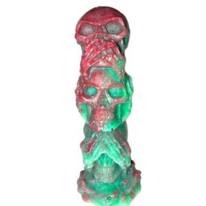 Hand crafted limited edition speak no evil hear no evil see no evil candle